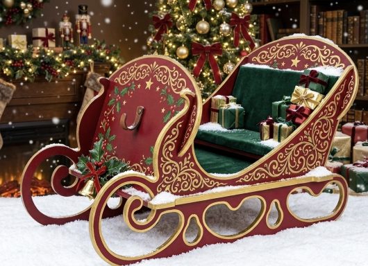 Full size sleigh green