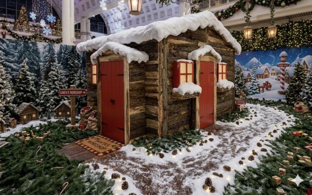 log cabin grotto
