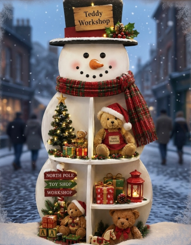 slot together snowman